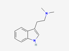 DMT 2D molecular structure