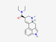 LSD 2D molecular structure