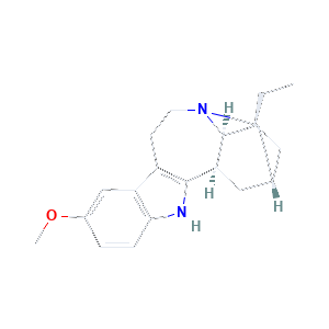Ibogaine 2D molecular structure, C20H26N2O, PubChem CID 197060